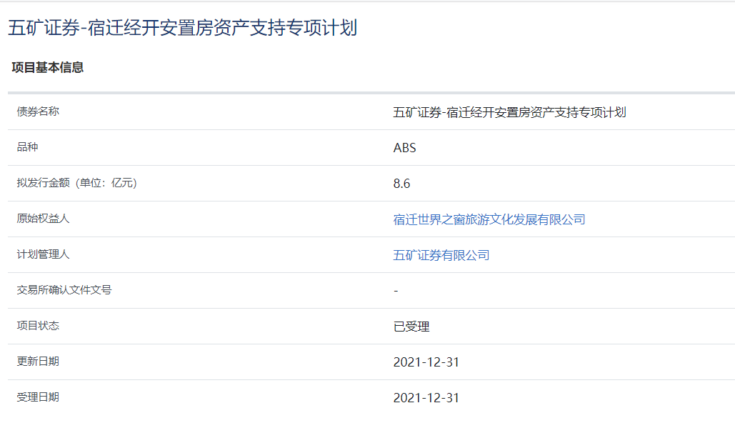 宿迁经开安置房资产支持ABS8.6亿元获上交所受理_中国网地产 宿迁经开安置房资产支持ABS8.6亿元获上交所受理_中国网地产